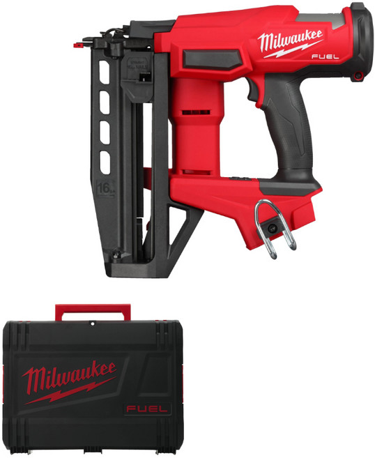 밀워키 M18 FN16GS-0X0 충전 네일러 18V 본체 16GA 25mm-64mm T핀 호환, 베어툴 본체만, 1개