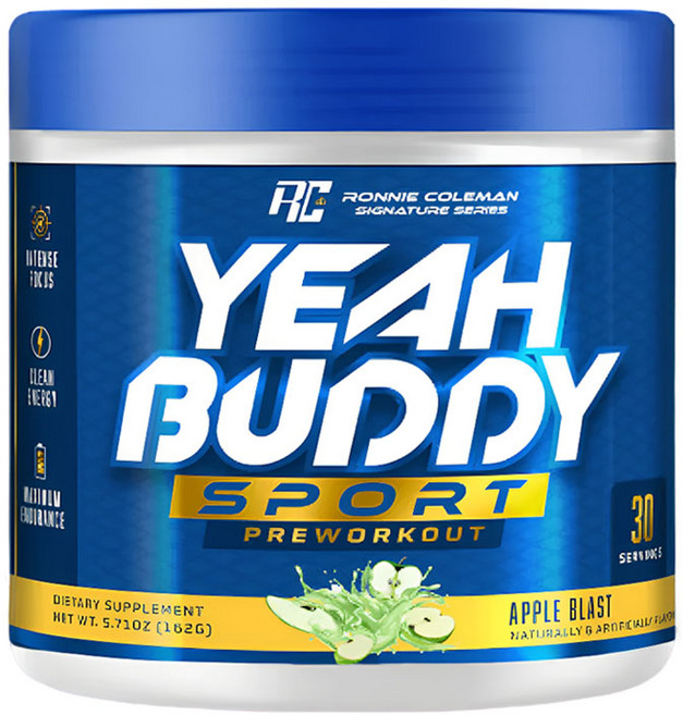 로니콜먼 예버디 스포츠 헬스부스터 30서빙 APPLE BLAST 지구력 부스터 보충제 프리워크아웃, 1개, 30회분