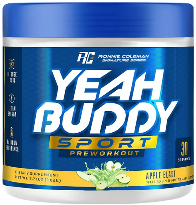 로니콜먼 예버디 스포츠 헬스부스터 30서빙 APPLE BLAST 지구력 부스터 보충제 프리워크아웃, 1개, 30회분 - 쿠팡