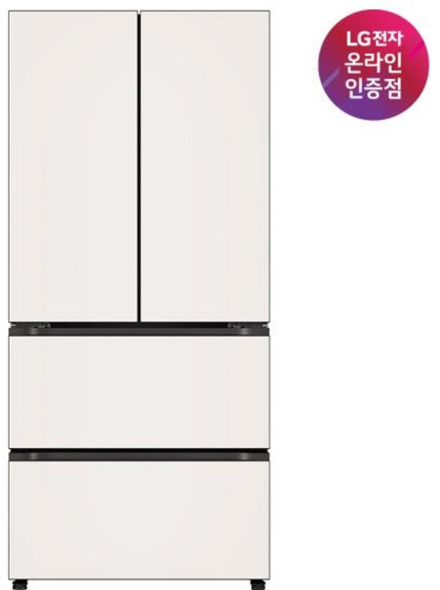 (LG전자) DIOS(디오스) 오브제컬렉션 김치톡톡 Fit & Max Z484GBB123S, 글라스베이지