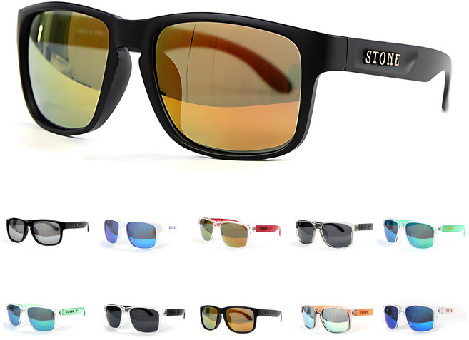 국산 편광율 99.9% 미러 스포츠 선글라스 낚시 골프 운전 등산 도시어부, C3블랙무광+레드밀러, 오버사이즈