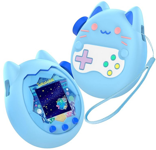 For Tamagotchi Paradise ケース 커버 YCJDP의 새로운 손목 스트랩 포함 실리콘 방수방진 경량 내충격성 무취로 내구성 소프트 귀엽다 다마고치 파라다이스 보호케이