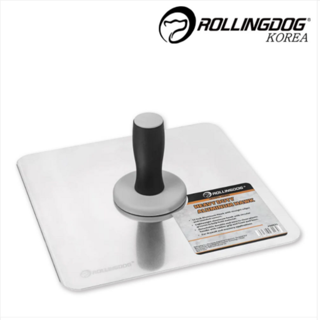 롤링독 알루미늄 퍼티판/ 33cm(13호) 빠데판 미장판 핸디코트 흙판, 1개