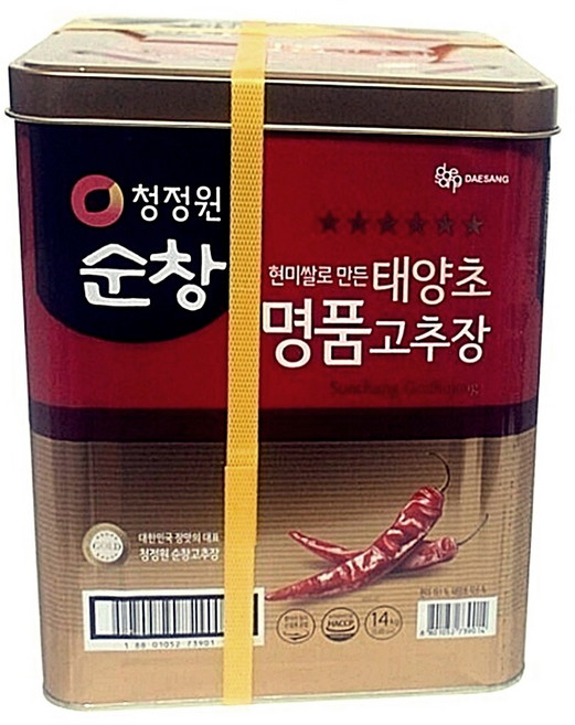 청정원 태양초 명품 고추장, 14kg, 1개