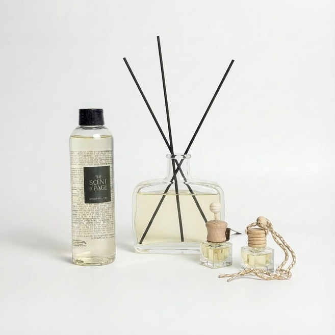 교보문고 더센트오브 페이지 250ml 디퓨저 차량용 디퓨저 세트, 1개, 시그니처향