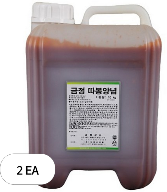 뫼루니식품 금정 따봉양념, 10kg, 2개