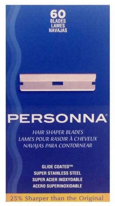 Personna 페르소나 헤어 쉐이퍼 블레이드, 1개, 60개입