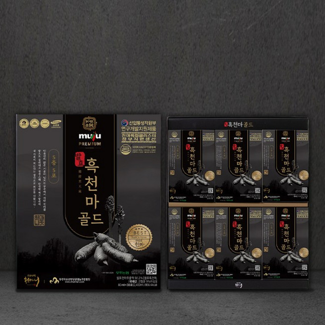 천마니 흑천마 골드, 30개, 80ml