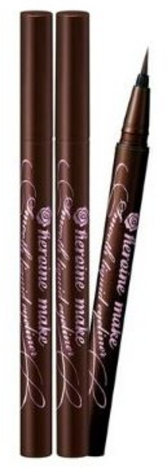 히로인메이크 스무스 슈퍼 킵 리퀴드 아이라이너 0.4ml, 02브라운, 2개