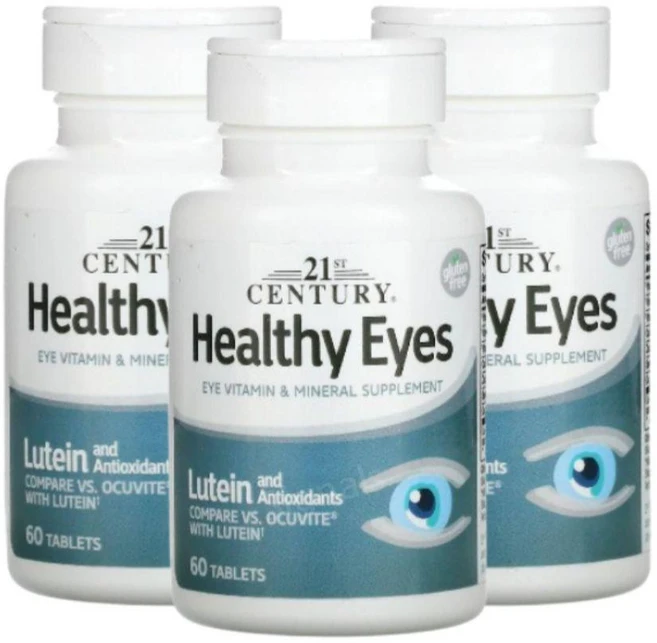 21세기센트리 루테인 헬시아이즈 60정 3개 아이 비타민 미네랄 Lutein - 쿠팡