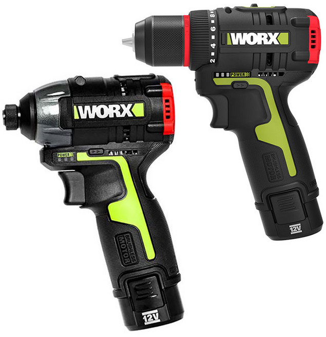 WORX 12V 충전 콤보세트 WU919X, 1세트