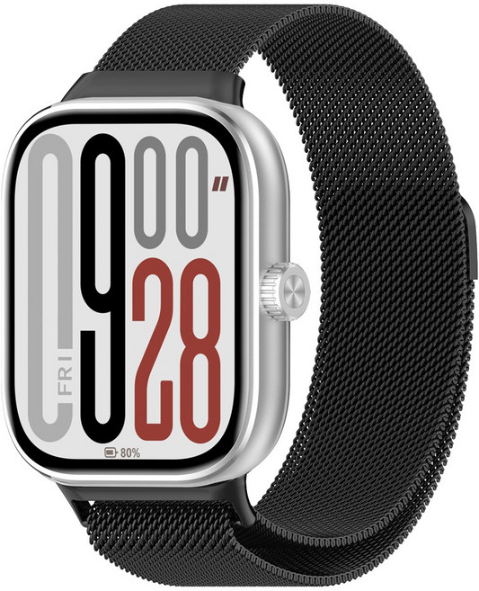 더조은셀러 샤오미 레드미 호환 밀레니즈 루프 스트랩, 블랙, 1개