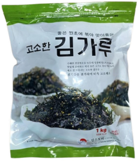김스토리 고소한 김가루 국내산 원초 (실온), 1개, 1kg