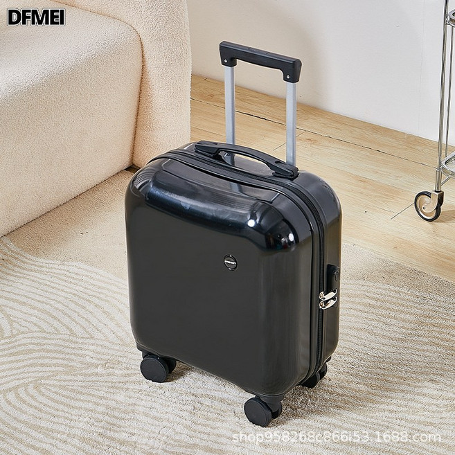DFMEI 行李箱女登機旅行箱男20寸密碼靜音拉桿箱logo制18寸輕量可萬向輪