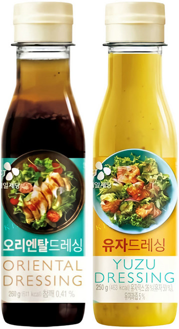 CJ 오리엔탈드레싱소스 260g 1개 + 유자드레싱소스250g 1개, 250g