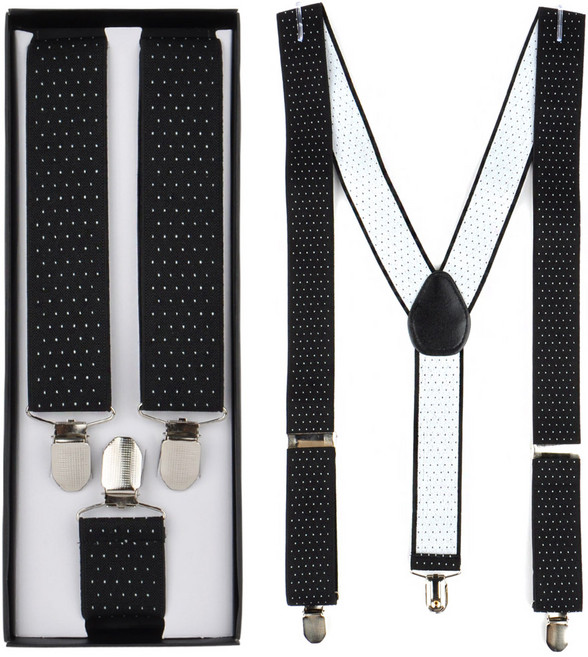 스파램 베이직 서스펜더 팬츠 보호형 클립 6종 남자 심플 멜빵