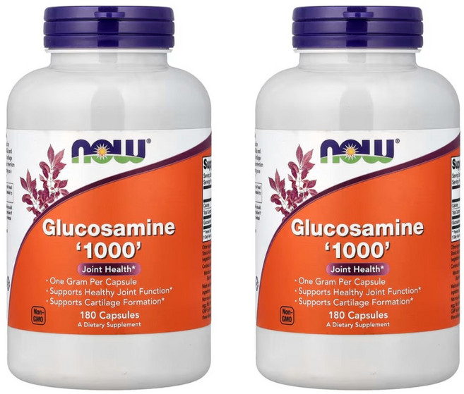 나우푸드 글루코사민 1000mg 180캡슐, 180정, 2개