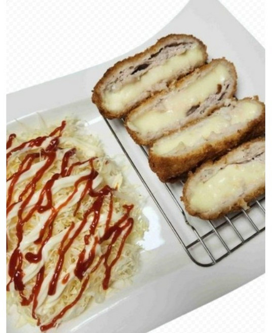 부엉이돈가스 통으로들어간모짜렐라치즈 더티치즈돈가스 국내산돼지고기등심사용 가정에서즐기는맛집요리, 2개, 260g