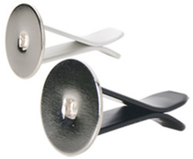 [드그라쎄] 디퓨저 DIY 재료모음전, 05_2.원형 벤트클립(화이트), 1개