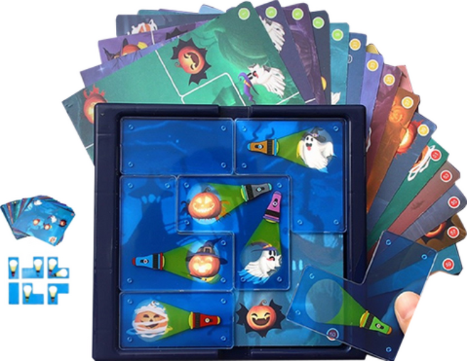 幽靈捕手桌遊 家庭聚會遊戲 兒童益智玩具 反應力訓練 策略思考, 幽靈款, 1個