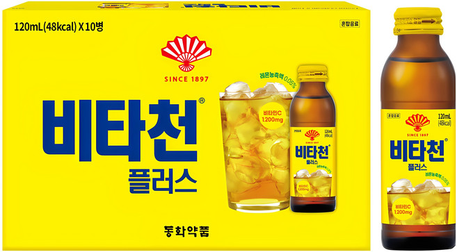 동화약품 비타천플러스, 120ml, 10개