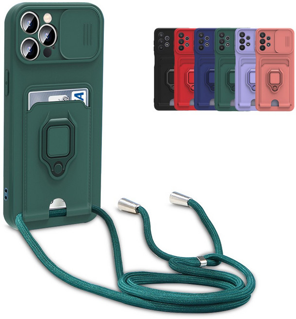 갤럭시 카메라보호 카드수납 목걸이케이스