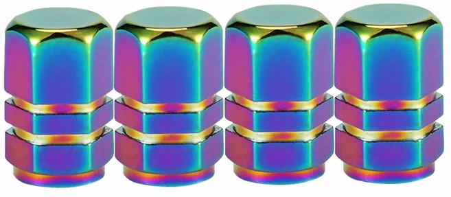 DSYCAR 4 개/대 여러 가지 빛깔의 자동차 모토 자전거 타이어 휠 밸브 캡 커버 스템 스타일링, 08 1