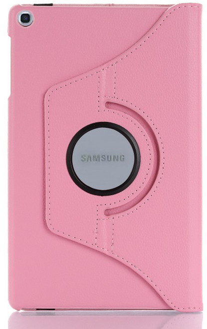 旋轉皮套 荔枝紋 平板保護套 可站立支架, 粉紅色,IPAD 10.2, 1個