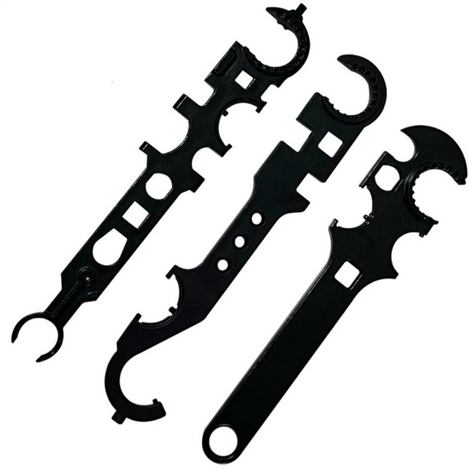 바렐넛 렌치 총기정비 공구 3종 에어소프트건 전동건 가스건 공구, 1개