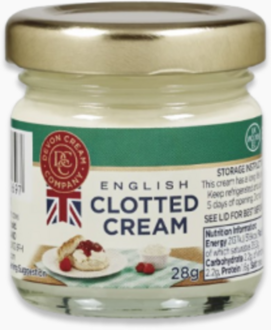 [아이스박스포함] 구르메 데본 클로티드크림 냉장 / 영국산 (유통기한26.04.30), 28g, 10개