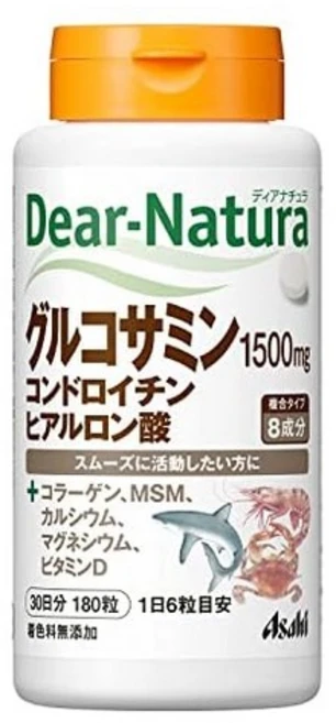Dear Natura 글루코사민 콘드로이틴 히알루론산 180정, 1개 - 쿠팡