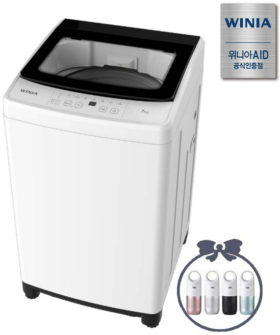 위니아 일반 세탁기 통돌이 7kg 2026년형 본사직배설치 원룸 오피스텔 펜션, 01.7kg(서울)