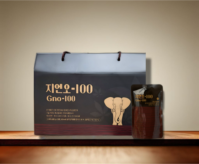 지엔오-100 80ml X 30포 제주돌외추출물 한방증류액 신장건강 GNO-100, 30개