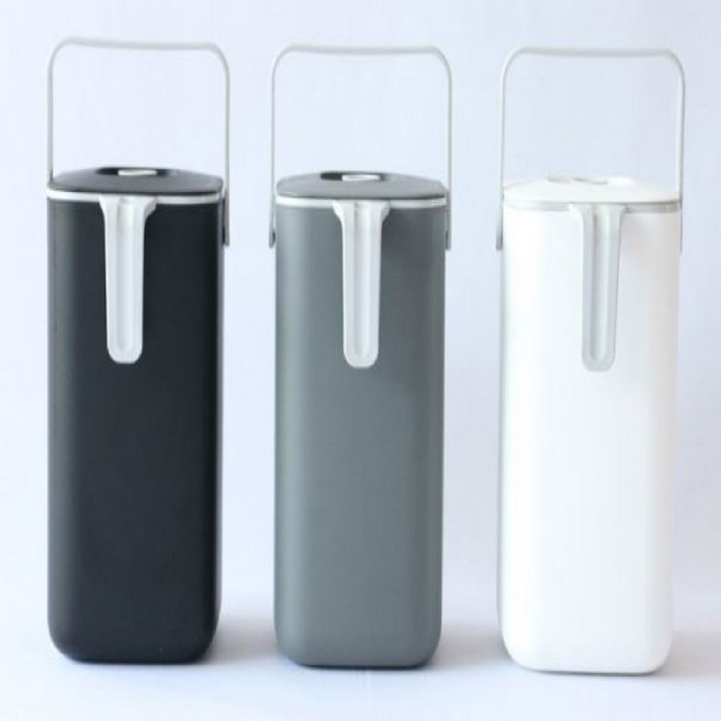 음식물쓰레기통 모던 심플 대용량 5L 가정 주방 냄새 차단 진공 밀폐 분리 위생, 상품선택, 블랙, 1개