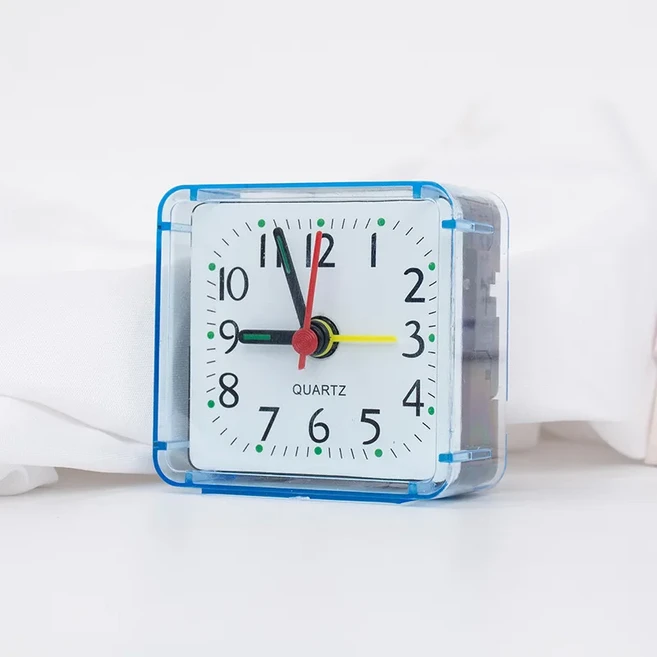 미니 타이머 스마트 시계 어린이 알람 학생 관리자 데스크탑 무소음 침대 옆 전자 소형, 02 파란