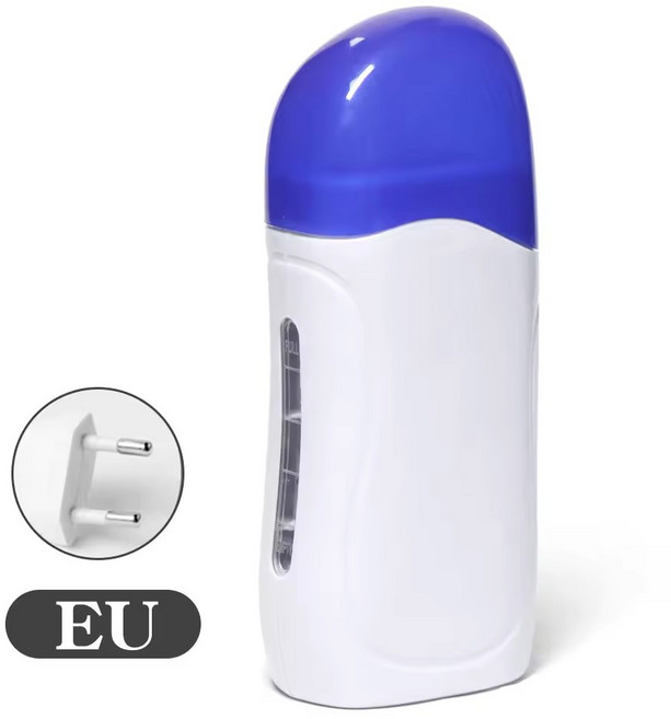 YIKOOLIN Portable Wax Heating Device Rapid Epilator Removal For The Body, 01 Eu 플러그, 01 Blue