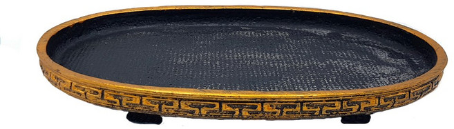 한반도농원 B55. 석.목부작용타원 2호 수반 분재용수반 화분받침 체험학습용