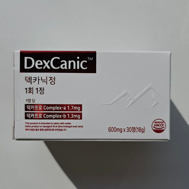 덱카닉정 덱카프로 모로오렌지, 18g, 1박스