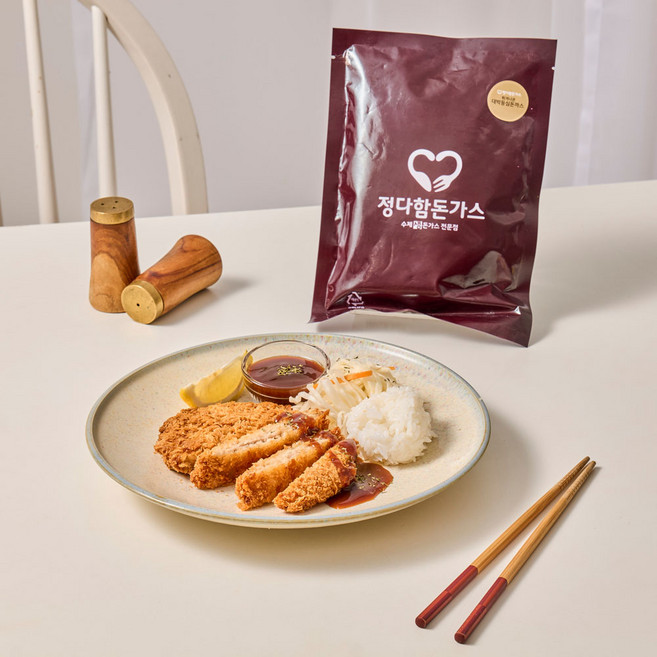 튀겨나온 수제 대박등심돈까스 맛집 돈까스 정다함돈까스, 10개, 110g