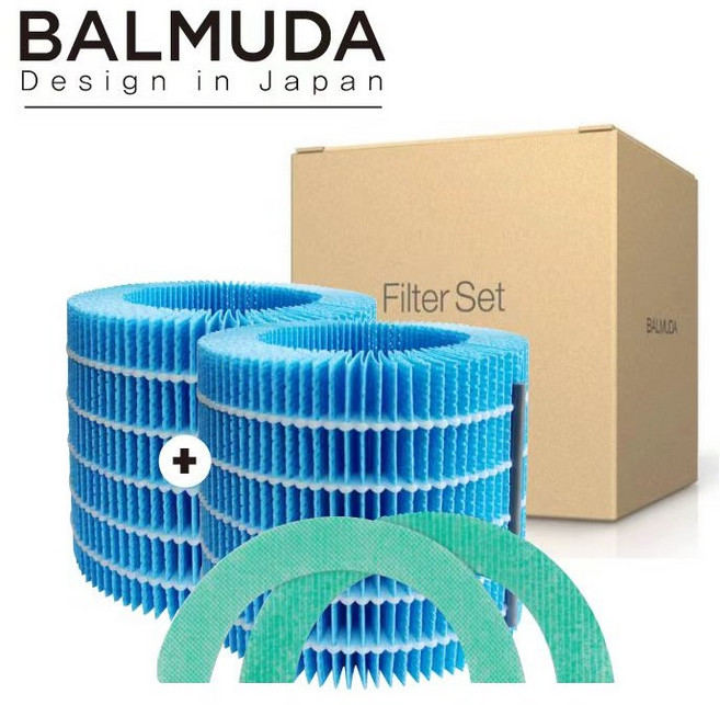 [정품판매처]발뮤다 가습기 필터 BALMUDA ERN-S100 교체모델 2세트 (특가판매) 당일배송, 2개, ERN-S100 가습기 필터+효소필터