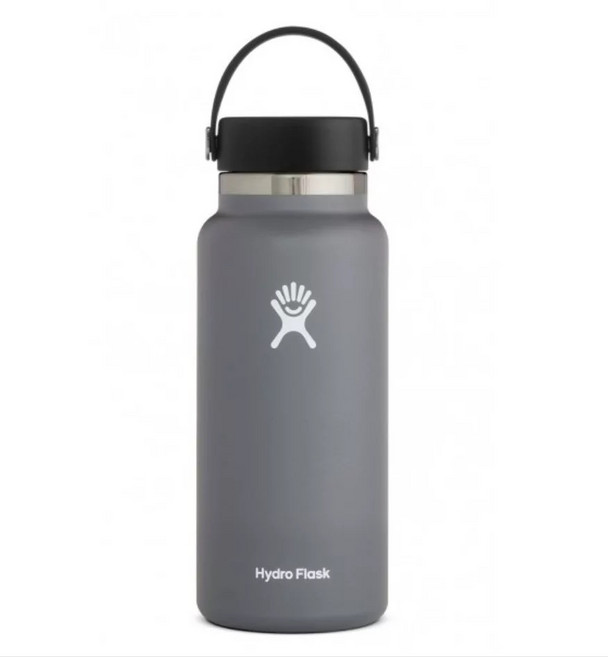 하이드로 플라스크 텀블러 32oz 946ml 대용량 물통, 회색 40oz 핸들 커버