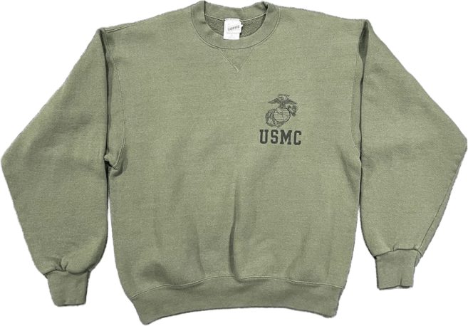 USMC 미해병대 맨투맨 스웻셔츠 크루넥 미국생산 남M S급 빈티지 UMS013