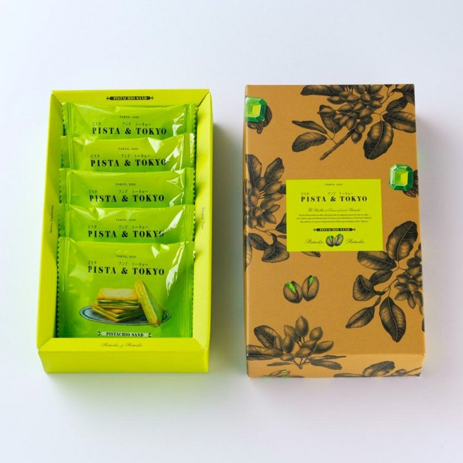피스타 도쿄 피스타치오 라즈베리 샌드 비스킷