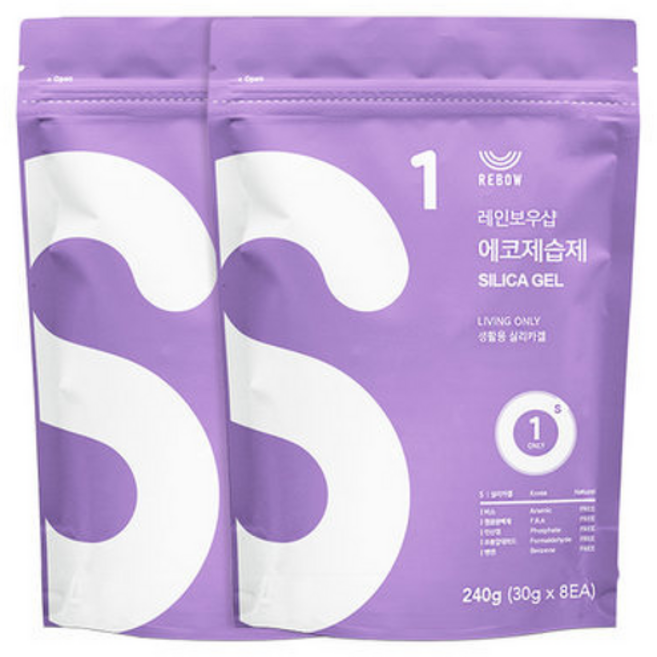 실리카겔 생활제습제 ( x8), 30g, 2개