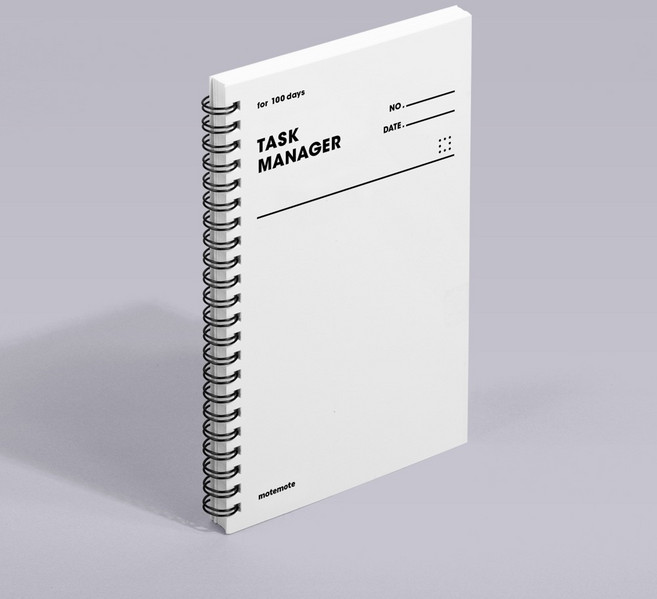 모트모트 태스크 매니저 100days - 화이트 (1EA) 3개월 스터디 플래너 공부 계획
