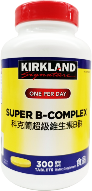 Kirkland Signature 科克蘭超級維生素B群, 300顆, 1罐