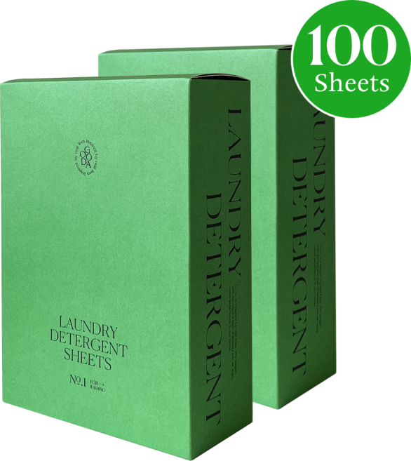 구다 시트 세탁세제 친환경 고농축 세제 일반드럼공용, 2박스, 50매입