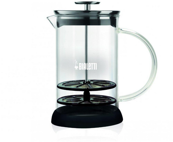 Bialetti 카푸치노 머신 우유 거품기 3컵 330ml-11온스 실버 123591, Bialetti 카푸치노 머신 우유 거품기 3컵 (33, 1개