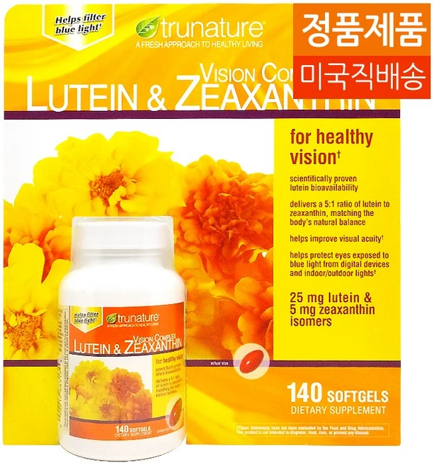 trunature 루틴과 제아잔틴 140정, 1개 - 쿠팡