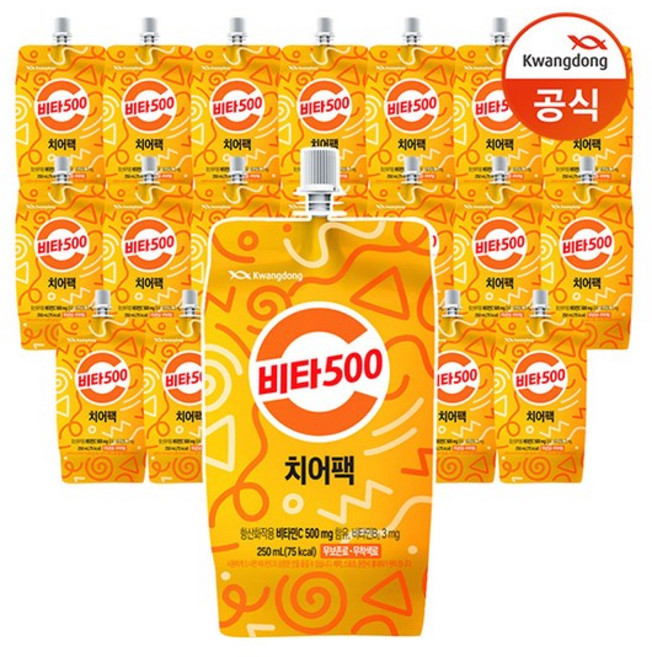 비타500 치어팩, 20개입, 250ml